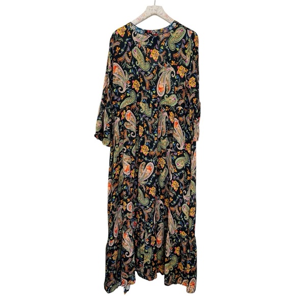 Johnny Was bryce Paisley Print midi  Dress NEW - Picture 5 of 13